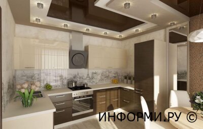 Натяжные потолки и варианты их дизайна
