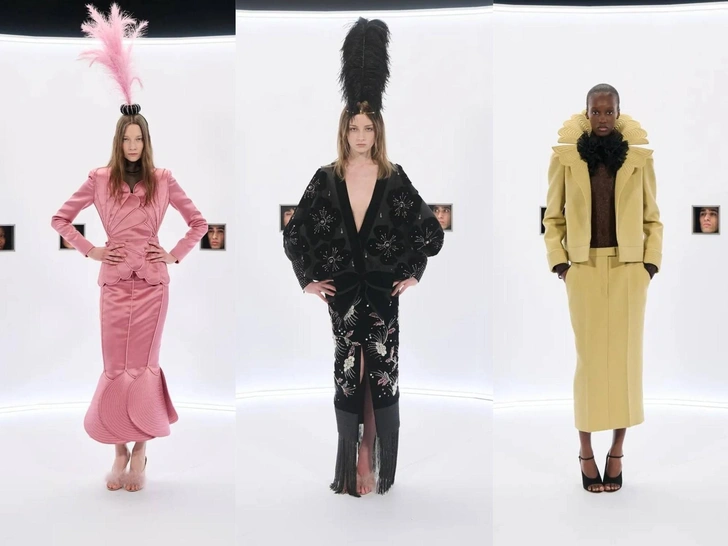 Тайна, техно и бисер: на кутюрном показе Valentino Алессандро Микеле вернул моде тайну
